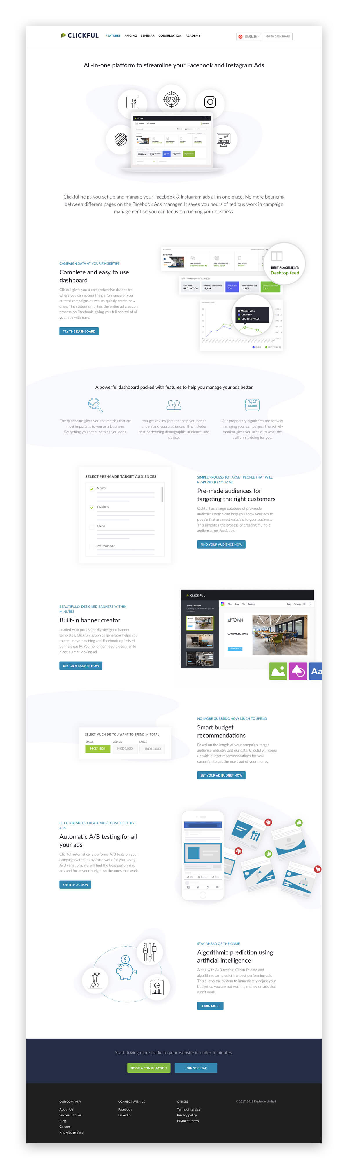 Clickful Website v2.0