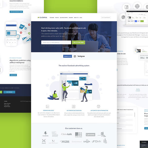 Clickful Website v2.0