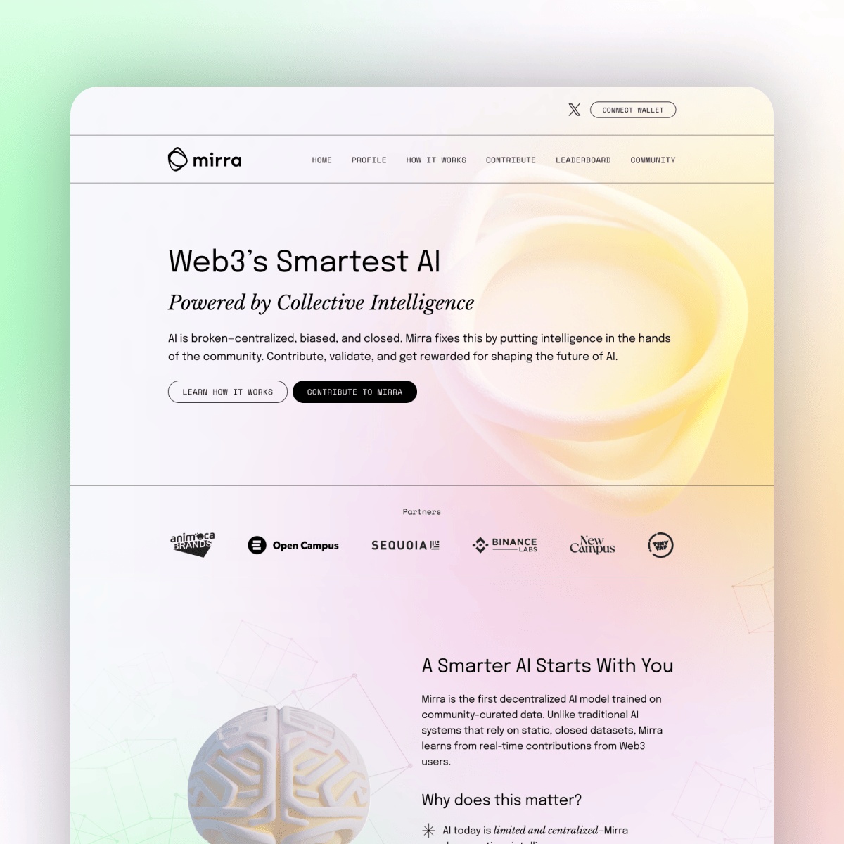 Designing a Decentralized AI Experience