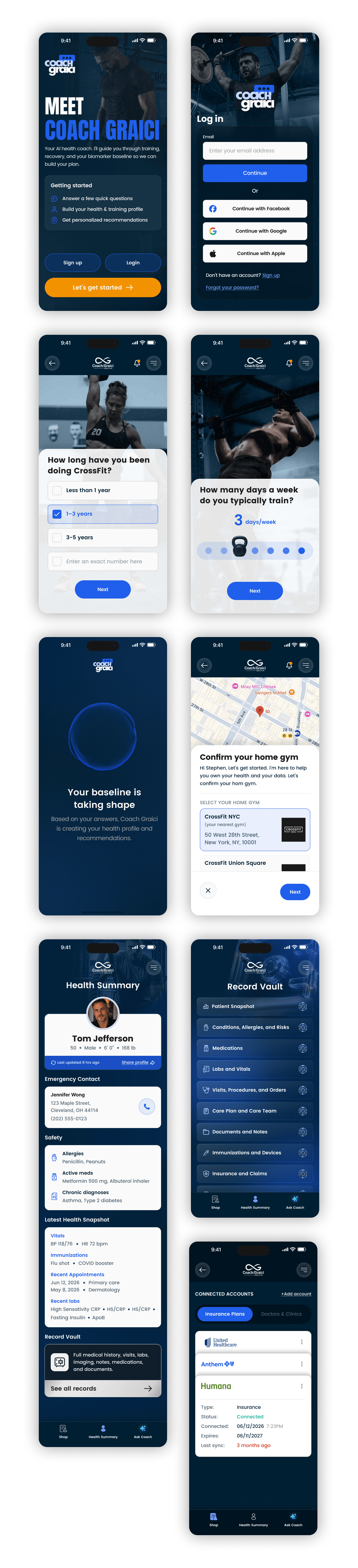Designing Graici AI Health Coach