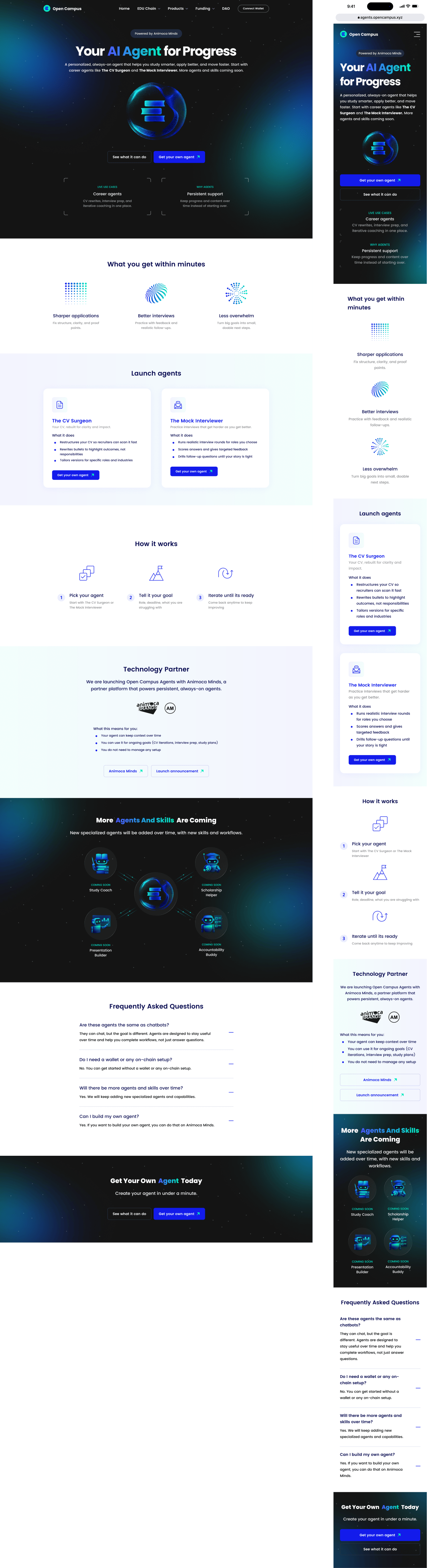 Launching Open Campus AI Agents