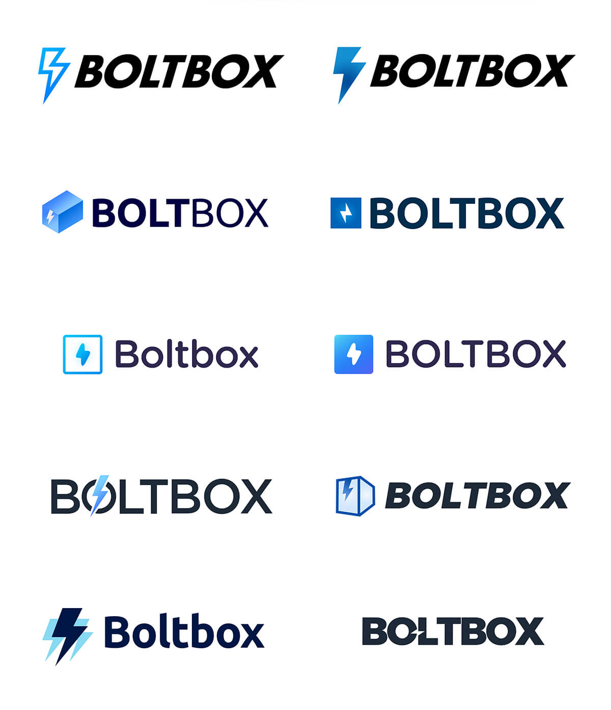 Logo design for Bolt Box crypto mining