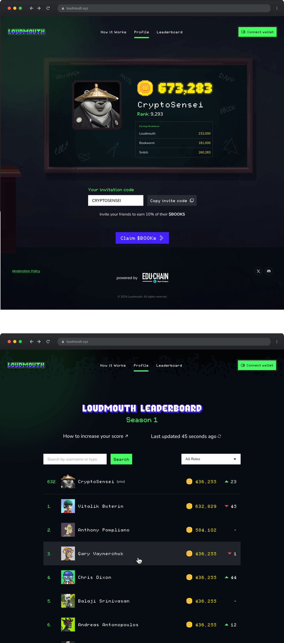 Loudmouth Rewarding Education in Web3