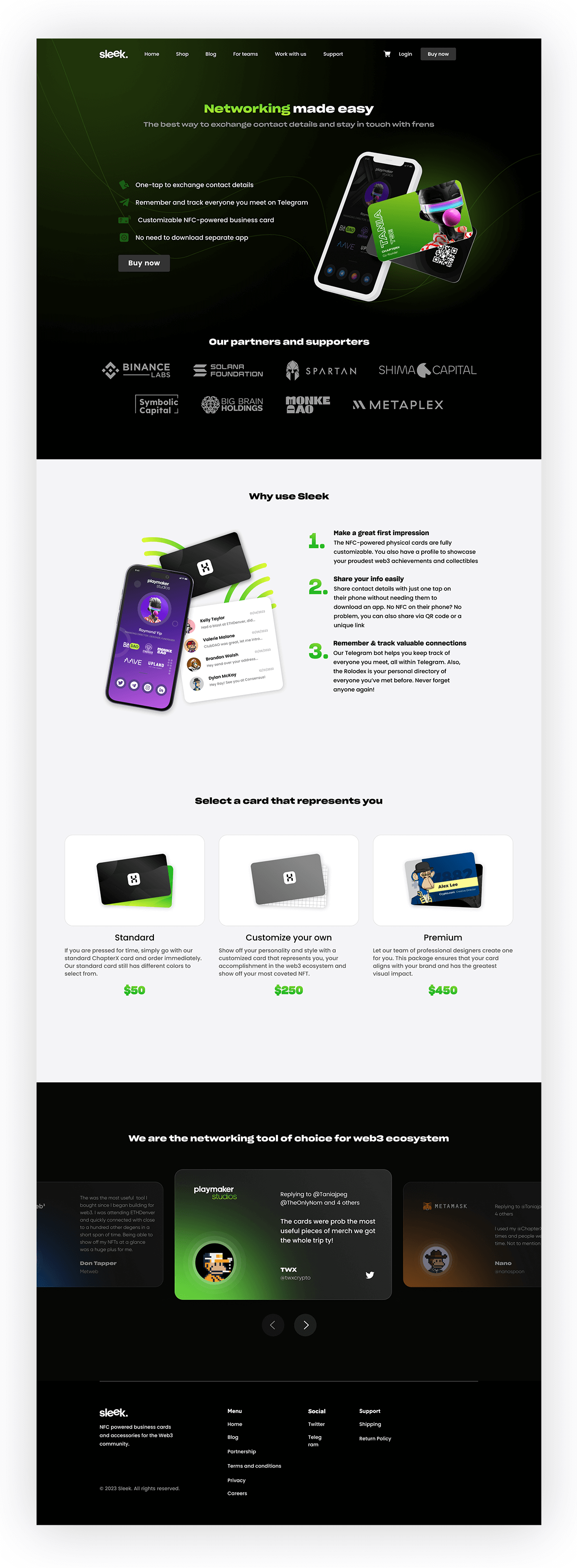 NFC Business Cards Startup
