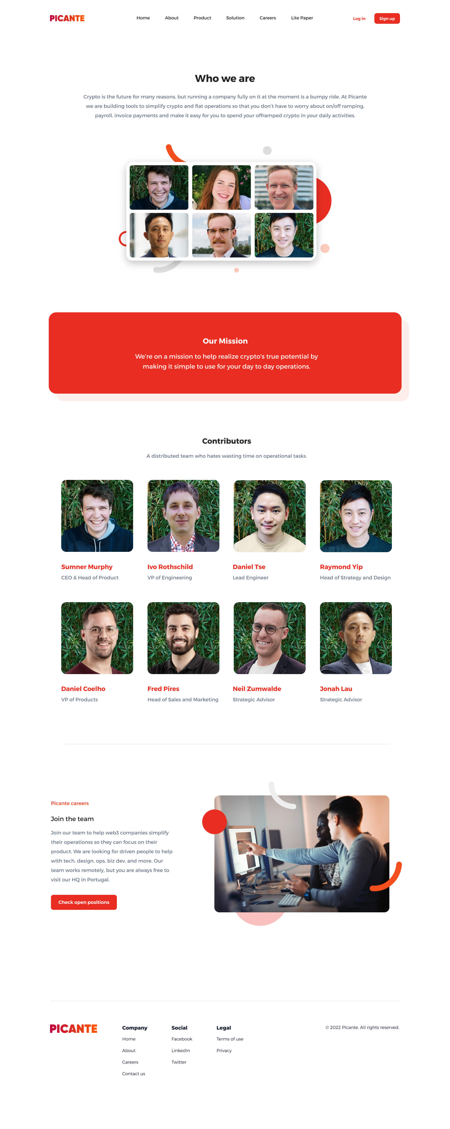 Picante Website v1