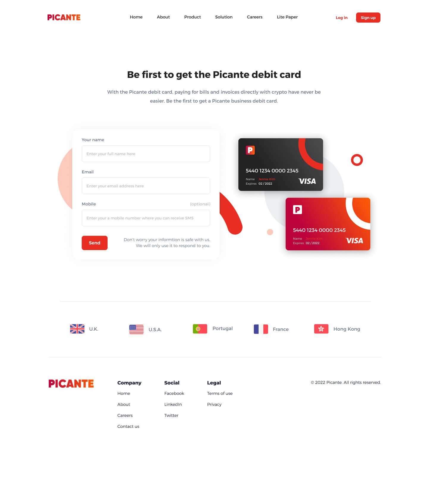 Picante Website v1