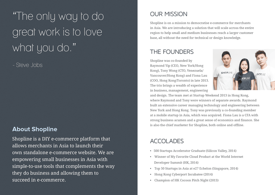 Recruitment for Shopline