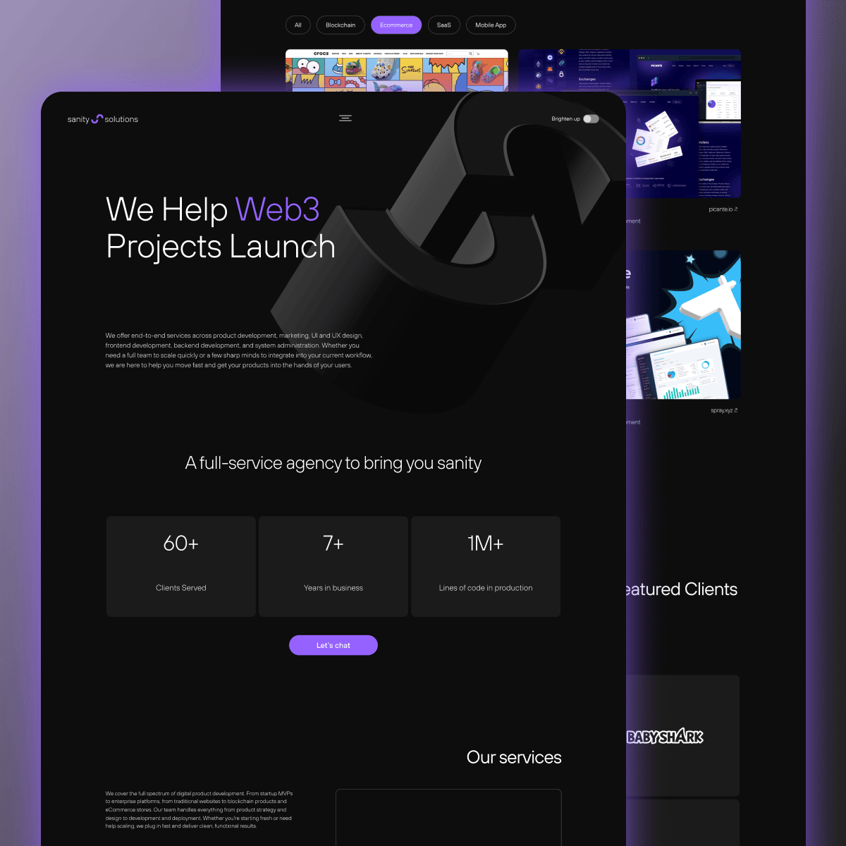 Sanity Solutions as a Digital Agency