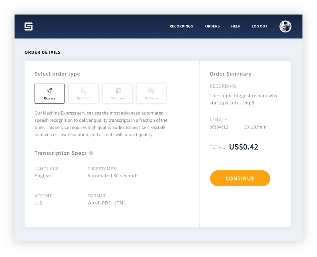 Scribe Intelligence Dashboard UI