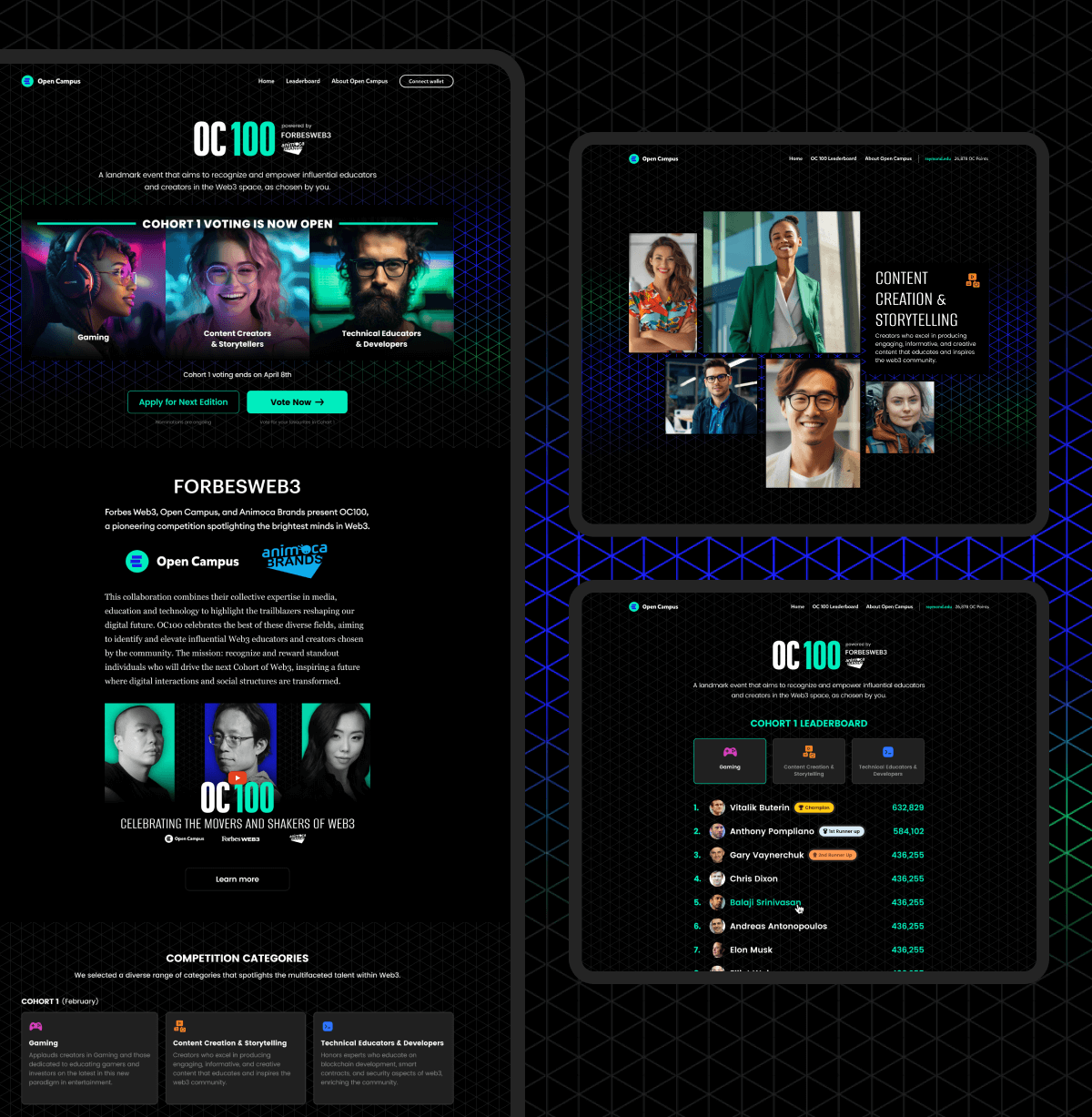 Showcasing Web3 Innovators with OC100