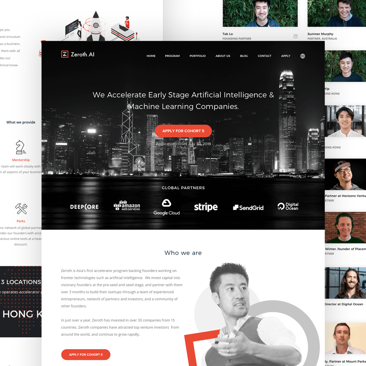 Zeroth.AI accelerator website revamp